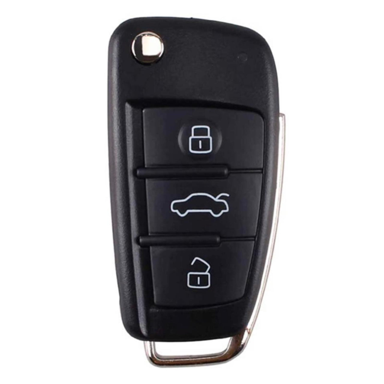 fOR Audi Q7 8E0 837 220AF 433MHz 8E 3 Button Folding Remote Car Key Fob