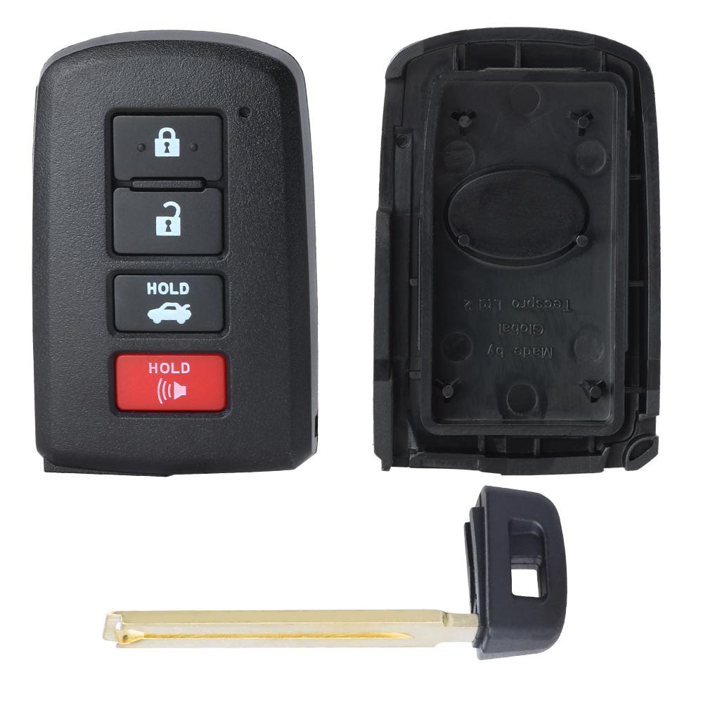 For Toyota Camry Avalon 4 Button Remote Car Key Shell Case