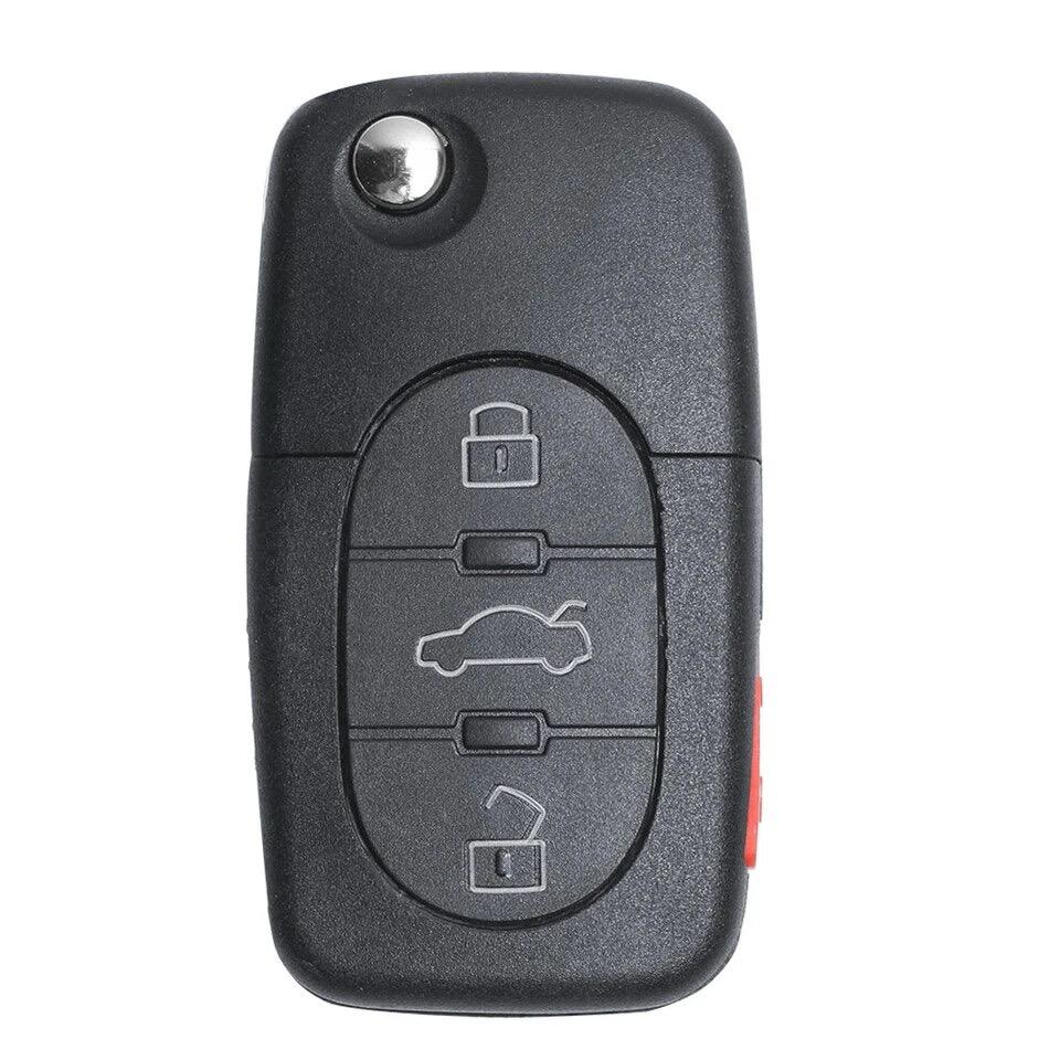 For Audi A4 A6 TT Quattro RS6 315MHz ID48 4D0837231E 4 Button Remote Car Key Fob