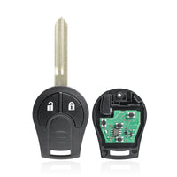 Thumbnail for For Nissan Micra K13 2010 to 2013 2 Button 433MHz ID46 PCF7936A Car Key Fob