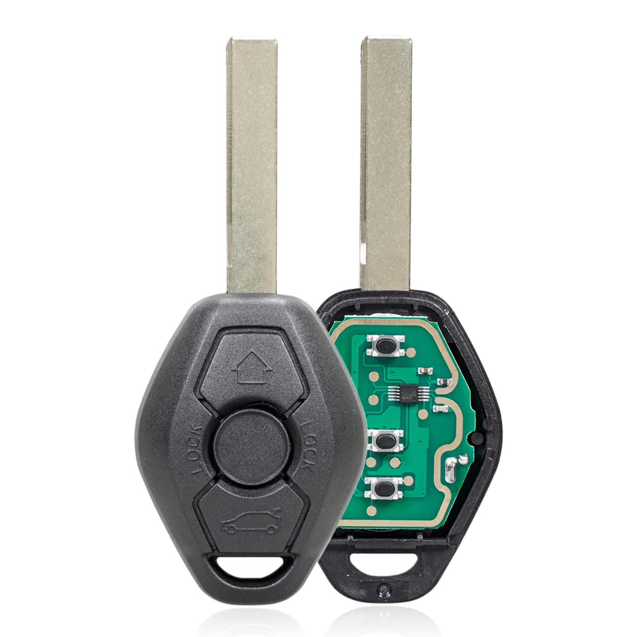 For BMW E46 E39 E38 3/5/7 Z3 M3 M5 433MHz 315MHz 3 Button Remote Car Key Fob