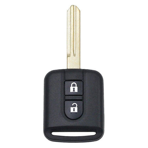 For Nissan Qashqai Pathfinder Navara Micra Almera 2 Button Remote Car Key Shell Case