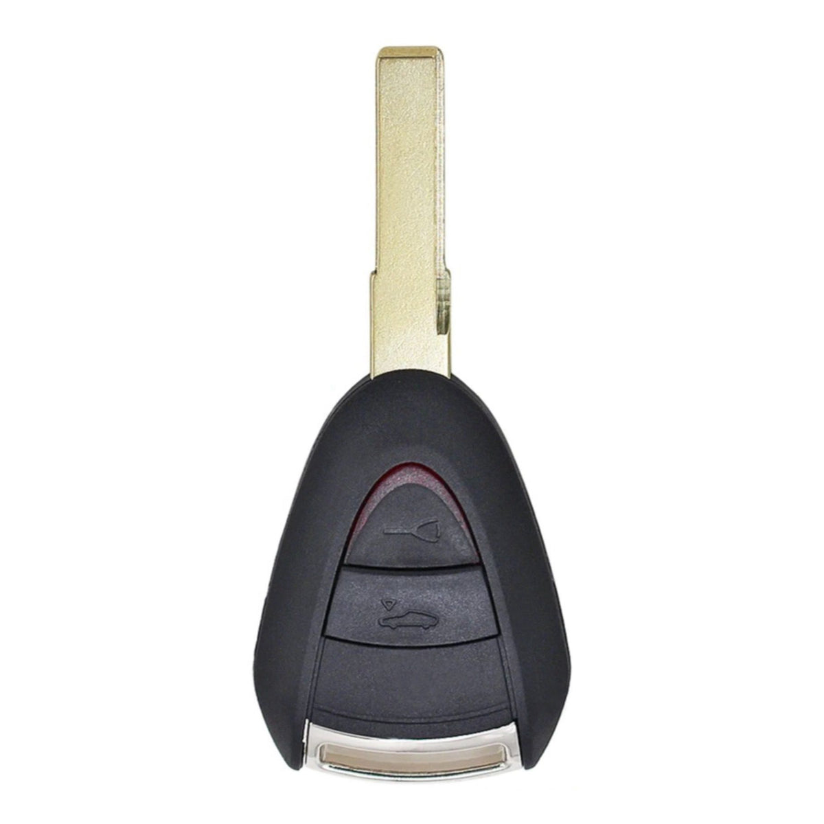 For Porsche 911 Carrera GT Boxster Cayman 2 Button Remote Car Key Fob Shell Case