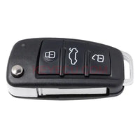 Thumbnail for 8P0 837 220 D , 8P0837220D Flip Remote Key Fob 3 Button 434MHz ID48 Chip for Audi A1 Q3 A3 TT S3 S1 2005-2014