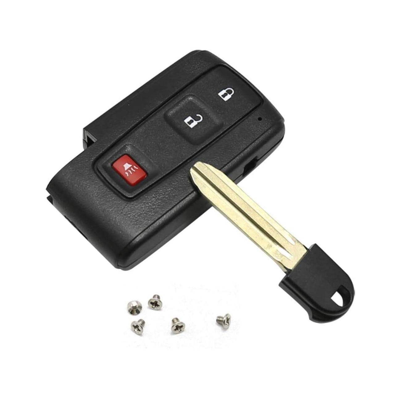 For Toyota Prius 2004-2009 3 Button Remote Car Key Case Shell Case