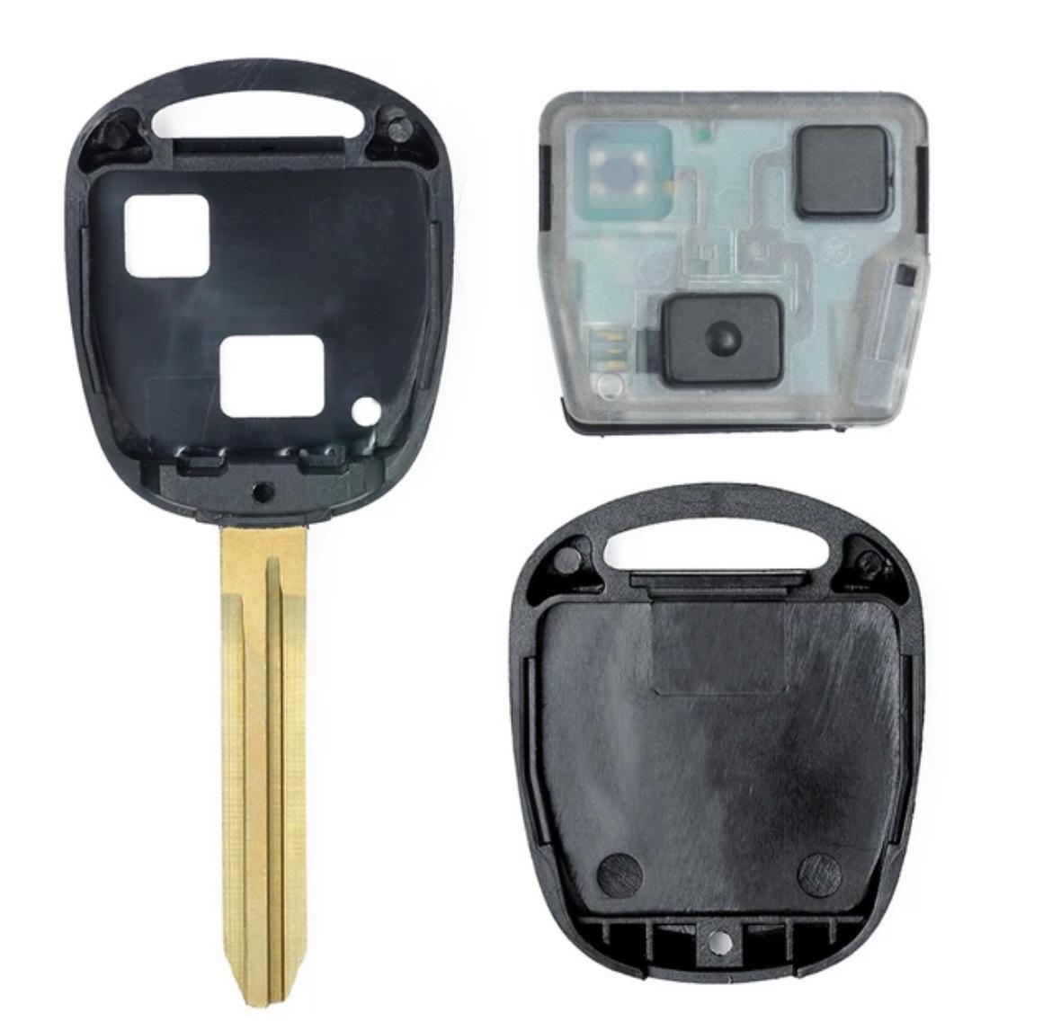 For Toyota RAV4 Corolla Yaris P.N: 60081 2 Button 433MHz 4C Car Key Fob