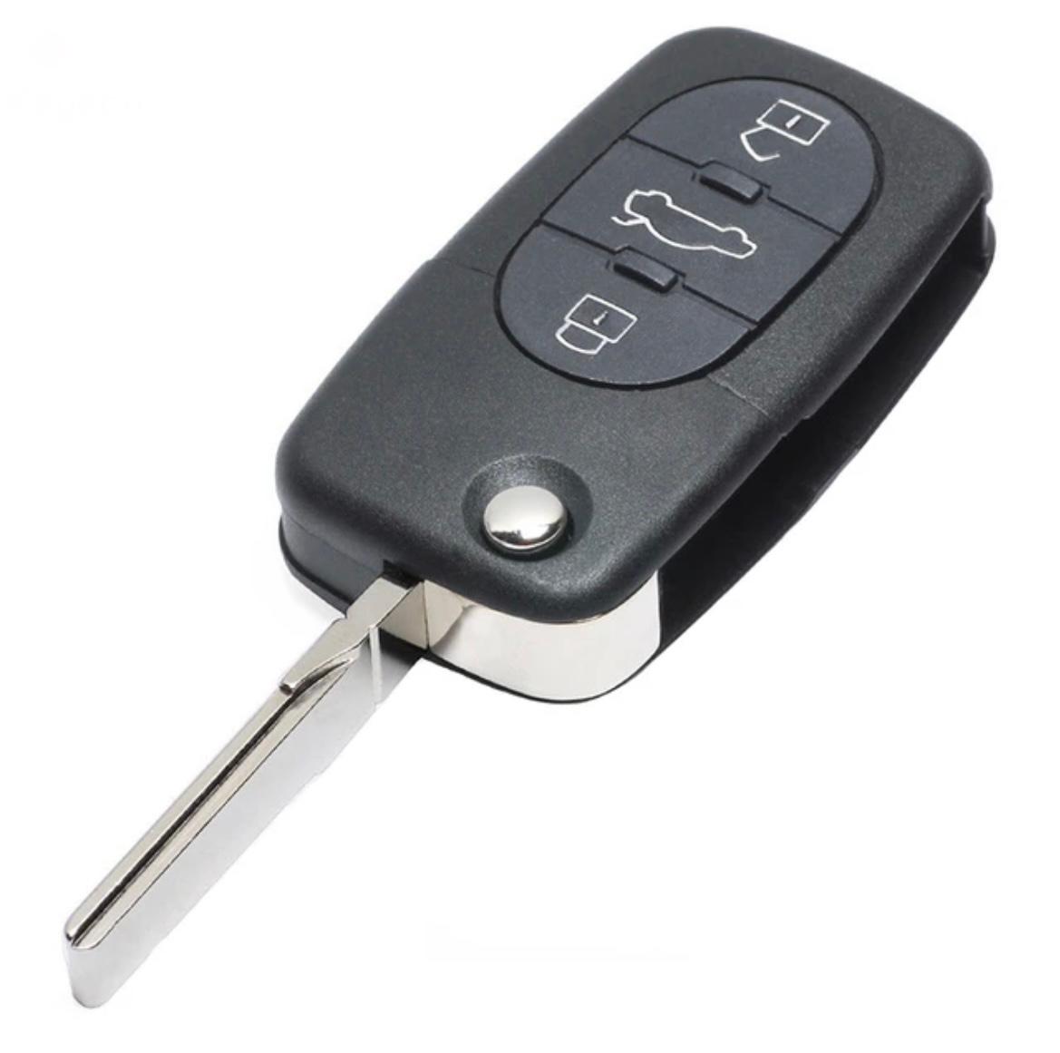 For Audi A6 TT 1998 - 2006 433.92MHz 4D0837231K 3 Buttons Car Key Fob