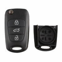 Thumbnail for For Kia Ceed Picanto Sportage Hyundai I20 I30 IX35 3 Button Car Key Fob Shell Case