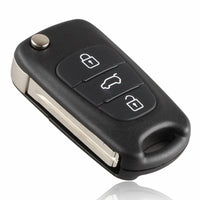 Thumbnail for For Kia Ceed Picanto Sportage Hyundai I20 I30 IX35 3 Button Car Key Fob Shell Case