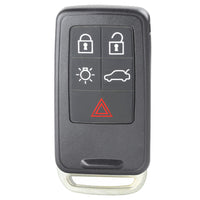 Thumbnail for For Volvo V40 S60 V60 S80 XC60 XC70 V70 KR55WK49266 5 Button Remote Car Key Fob Shell Case