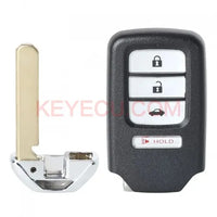 Thumbnail for ACJ932HK1310A Smart Remote Control Car Key3+1 4 Buttons 433MHz ID47 Fob for Honda Accord 2016 2017 , 72147-T2G-A61