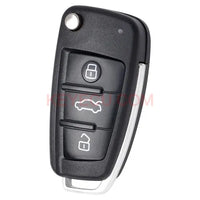 Thumbnail for 8P0 837 220 D , 8P0837220D Flip Remote Key Fob 3 Button 434MHz ID48 Chip for Audi A1 Q3 A3 TT S3 S1 2005-2014