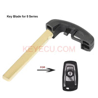 Thumbnail for Uncut Blank Insert Key Blade fit for New 5 Series Smart Remote Key Fob