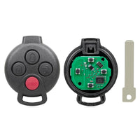 Thumbnail for For Mercedes Benz Smart Fortwo 315MHz ID46 KR55WK45144 7941 4 Button Car key Fob