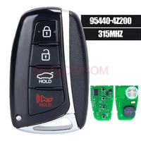Thumbnail for 95440-4Z200 Smart Remote Key 4 Button 315MHz Fob for Hyundai Santa Fe 2013 2014 2015 2016 2017 2018, FCCID: FCC ID: SY5DMFNA04