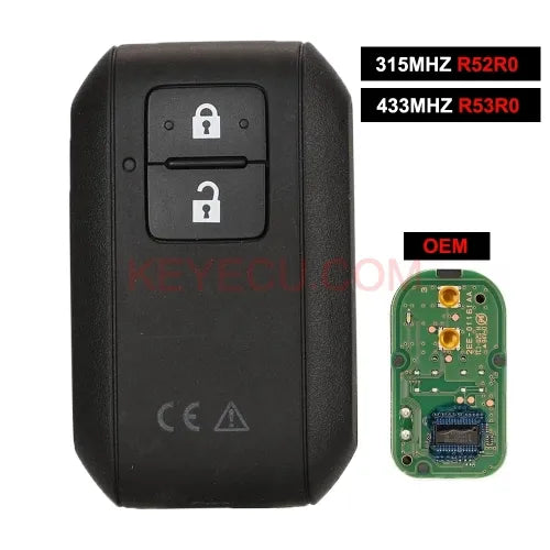 2 Button Smart Card 315MHz / 433MHz ID47 37172M55R40 For Suzuki Ertiga 2018 2019 2020 Vitara Wagon R SWIFT 2017