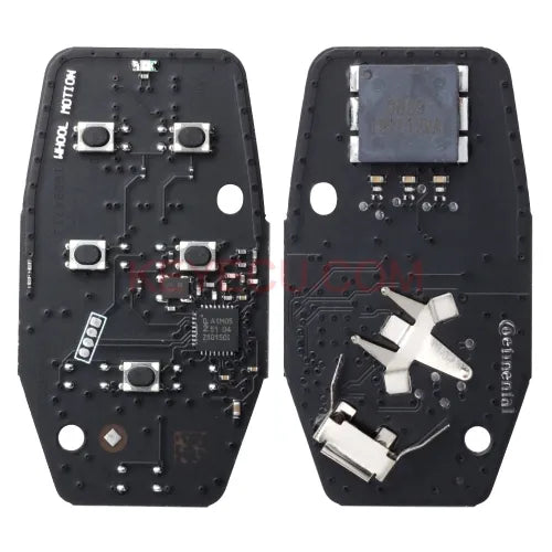 Black / Red KR5ALFA434,Continental: A2C97635100 Keyless Remote Smart Key Fob 433MHz 4A Chip for Alfa Romeo Giulia Stelvio 2017 2018 2019 2020