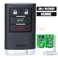 Thumbnail for For Chevrolet Captiva 2014 - 2018 433MHz PCF7952A 95129967 4 Button Keyless Smart Remote Car Key Fob