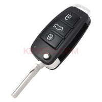 Thumbnail for 8P0 837 220 D , 8P0837220D Flip Remote Key Fob 3 Button 434MHz ID48 Chip for Audi A1 Q3 A3 TT S3 S1 2005-2014