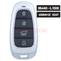 Thumbnail for Aftermarket PN: 95440-L1000 / LXP90 FSK 433MHz ID47 Keyless Go Smart Remote Key 4 Button for Hyundai Sonata 2020-2021, FCC ID: TQ8-FOB-4F26