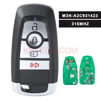 Thumbnail for A2C93141501, M3N-A2C931423 ,M3N-A2C931426 , M3N-A2C93142600, 315/434/868/902MHz Remote Key for Ford Edge Explorer Expedition Fusion Mondeo F150