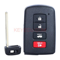 Thumbnail for Board ID: 281451-0020 G Smart Remote Key 2+1 Button Fob 314.3MHz for Toyota Avalon Camry Corolla 2015-2019 FCCID: HYQ14FBA