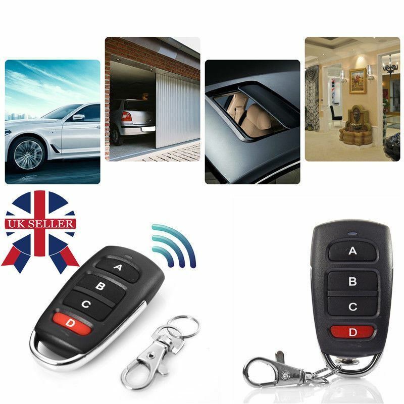 Universal Cloning Electric Gate Garage Door Remote Control Key Fob 433mhz Cloner