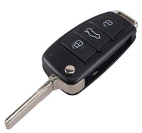 Thumbnail for fOR Audi Q7 8E0 837 220AF 433MHz 8E 3 Button Folding Remote Car Key Fob