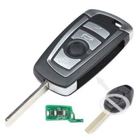 Thumbnail for For BMW E60 5 E63 6 Series 315MHz PCF7945A HU92 KR55WK47 4 Button Remote Car Key Fob