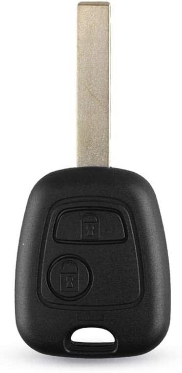 Fits Peugeot 107 207 307 Expert 2 Buttons Car Key Fob