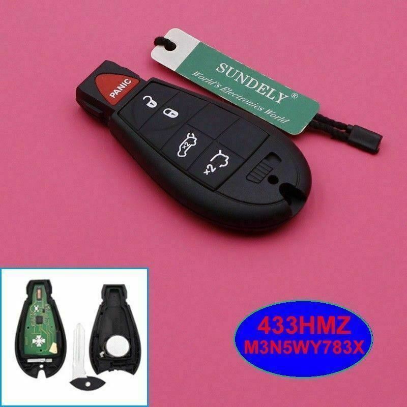 Fits Jeep M3N5WY783X 433Mhz Car Key Fob