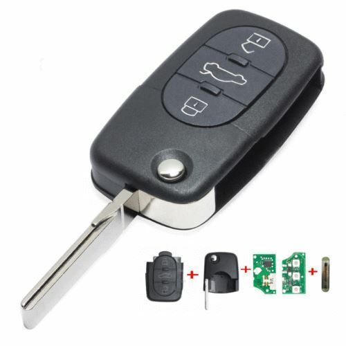 Full Set Remote key Fob 3Button 433MHZ 4D0 837 231 A for Audi A3 A4 A6 1999-2002