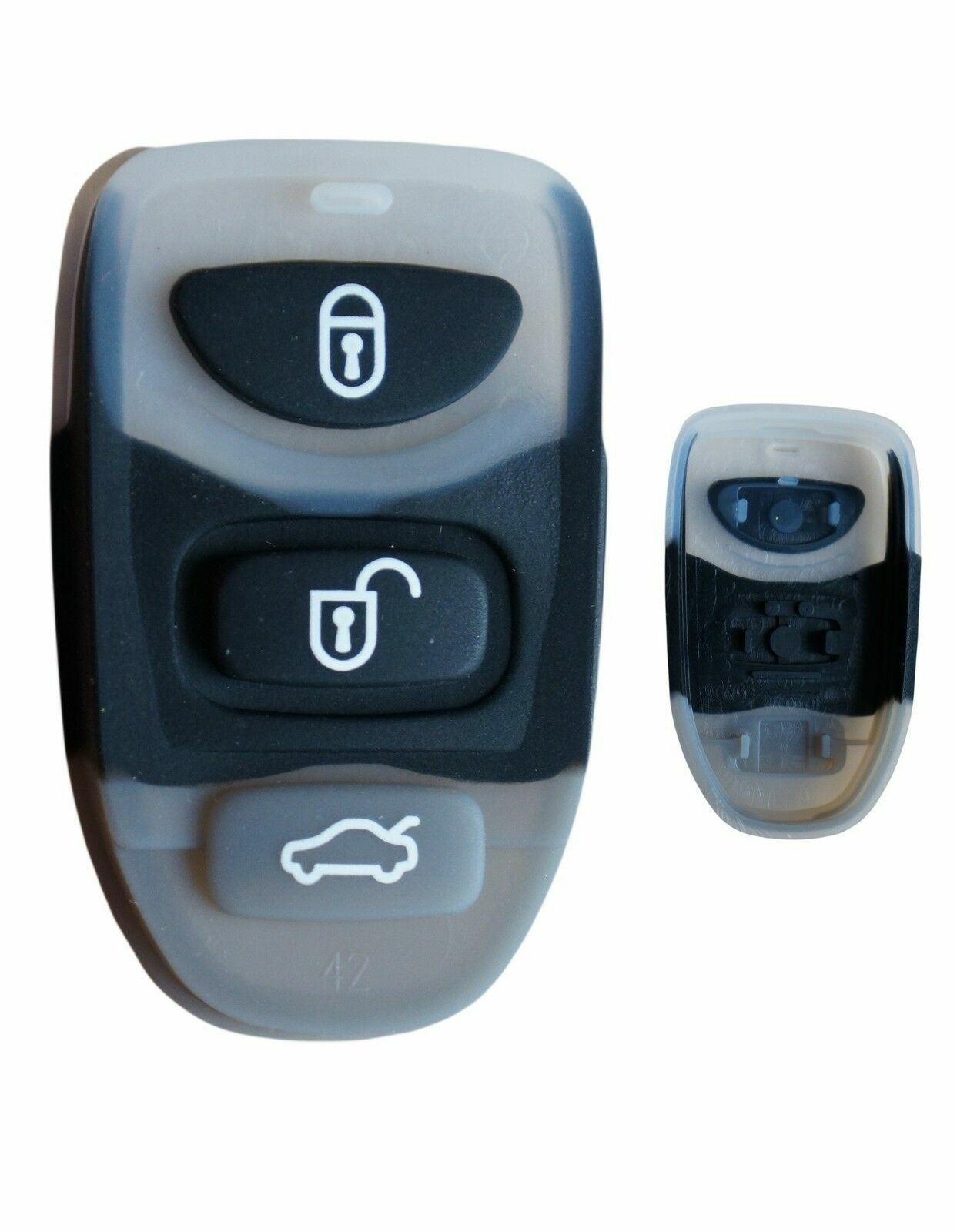 Rubber button pad for Kia Sportage Cerato Spectra 3 button remote alarm key fob