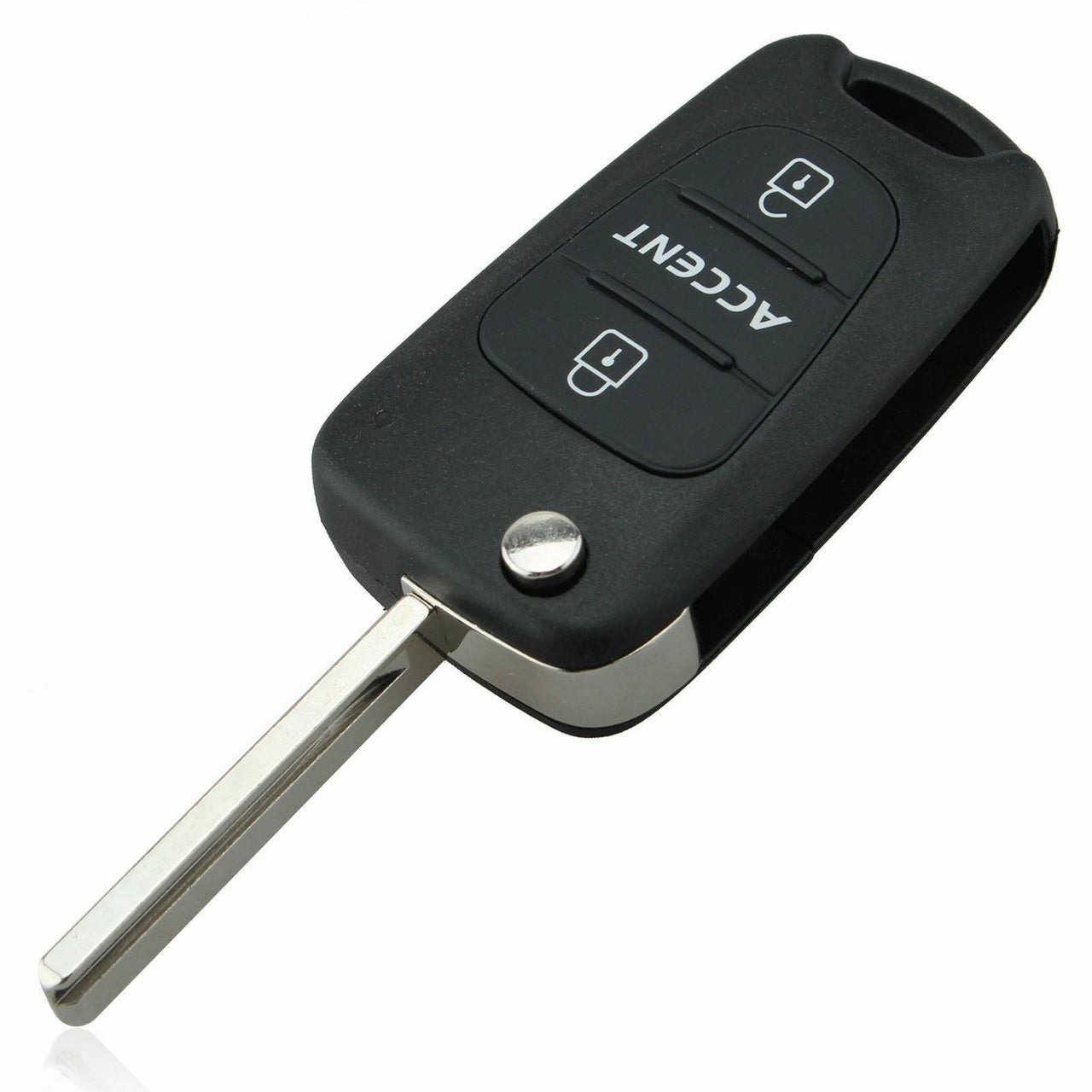 For Hyundai Accent 3 Button Car Key Fob Shell Case