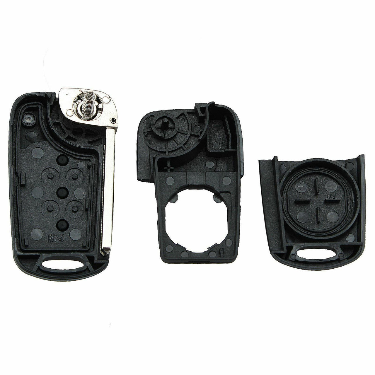 For Hyundai Accent 3 Button Car Key Fob Shell Case